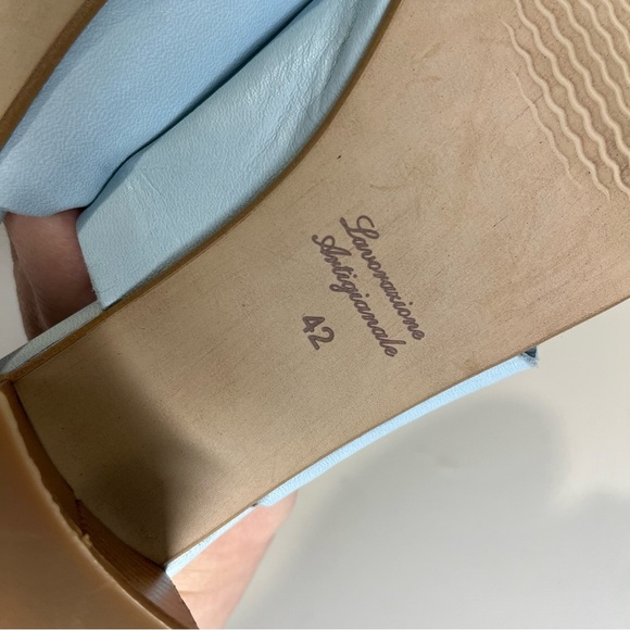 Unity In Diversity Bonita Block Heel Sandals Blue Sky - Picture 12 of 14